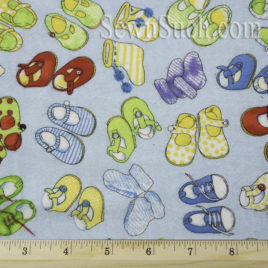 Baby Shoes Flannel  – Blank Quilting