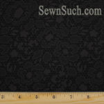 Tonal Black Lace  - Cara Collection