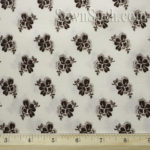 Chestnut Posy Porcelain  - Moda Fabrics