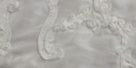 Embellished White Taffeta - Cara Collection