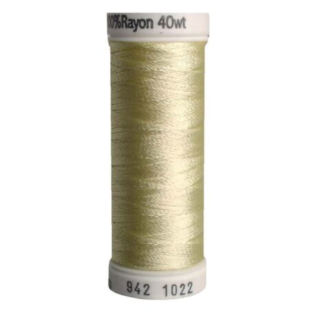 Premium Sulky 40wt Rayon Thread 250 YDS (Cream 942-1022)