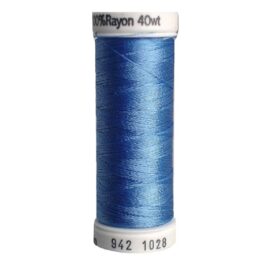 Premium Sulky 40wt Rayon Thread 250 YDS (Baby Blue 942-1028)