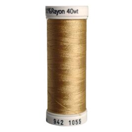 Premium Sulky 40wt Rayon Thread 250 YDS (Tawny Tan 942-1055)