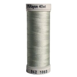 Premium Sulky 40wt Rayon Thread 250 YDS (Pale Yellow Green 942-1063)