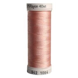 Premium Sulky 40wt Rayon Thread 250 YDS (Pale Peach 942-1064)