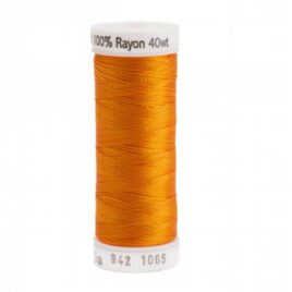 Premium Sulky 40wt Rayon Thread 250 YDS (Orange Yellow 942-1065)