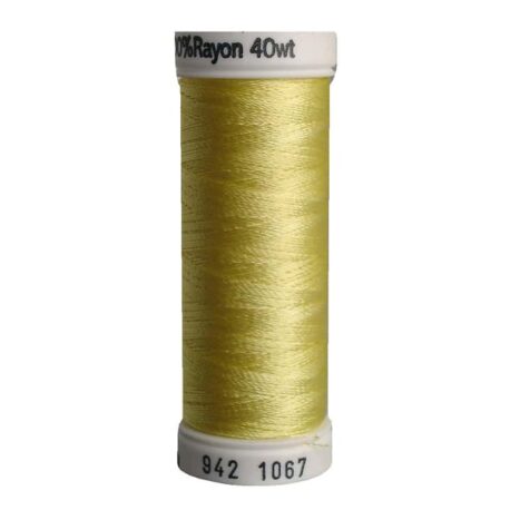 Premium Sulky 40wt Rayon Thread 250 YDS (Lemon Yellow 942-1067)