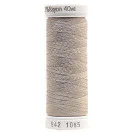 Premium Sulky 40wt Rayon Thread 250 YDS (Silver 942-1085)