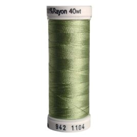 Premium Sulky 40wt Rayon Thread 250 YDS (Paste Yellow-Green 942-1104)