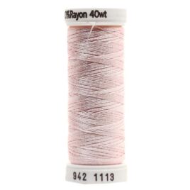 Premium Sulky 40wt Rayon Thread 250 YDS (Pastel Mauve 942-1113)