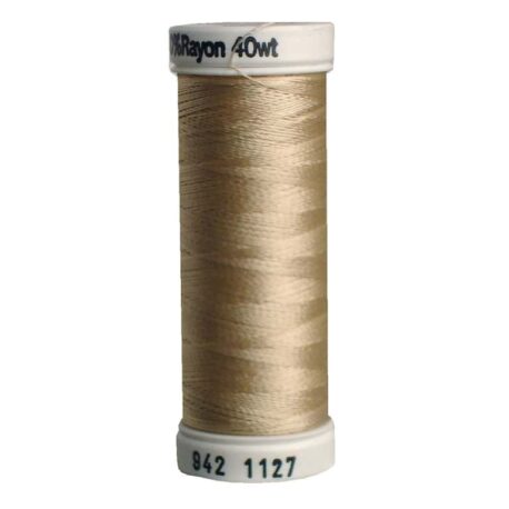 Premium Sulky 40wt Rayon Thread 250 YDS (Med. Ecru 942-1127)