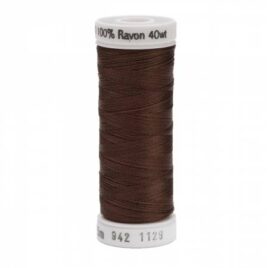 Premium Sulky 40wt Rayon Thread 250 YDS (Brown 942-1129)