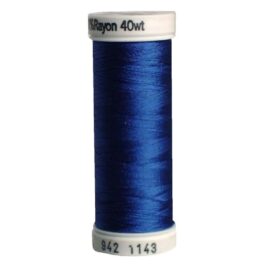 Premium Sulky 40wt Rayon Thread 250 YDS (True Blue 942-1143)
