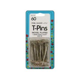 Collins T-Pins Fine, Sharp - 1 3/4" size 28 60pc (117)