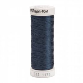 Premium Sulky 40wt Rayon Thread 250 YDS (Weathered Blue 942-1171)