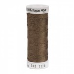 Premium Sulky 40wt Rayon Thread 250 YDS (Dark Taupe 942-1179)