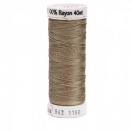 Premium Sulky 40wt Rayon Thread 250 YDS (Med. Taupe 942-1180)