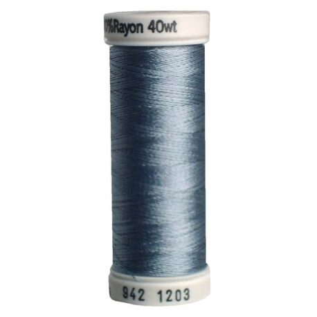 Premium Sulky 40wt Rayon Thread 250 YDS (Lt. Weathered Blue 942-1203)
