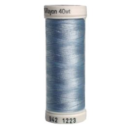 Premium Sulky 40wt Rayon Thread 250 YDS (Baby Blue Tint 942-1223)