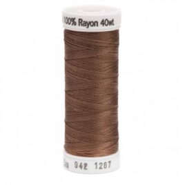 Premium Sulky 40wt Rayon Thread 250 YDS (Mink Brown 942-1267)