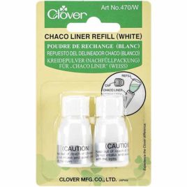 Clover Refill Chaco Liner 2/Pkg, White (470-W)