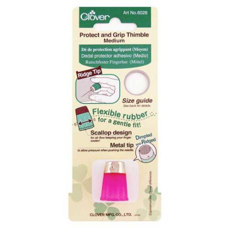 Clover Protect & Grip Thimble, Medium (6026)