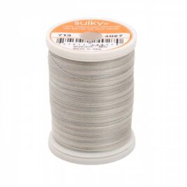 Premium Sulky 12wt Blendables Cotton Thread 330 YDS (Silver Slate 713-4027)