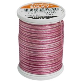 Premium Sulky 12wt Blendables Cotton Thread 330 YDS (Vintage Rose 713-4030)