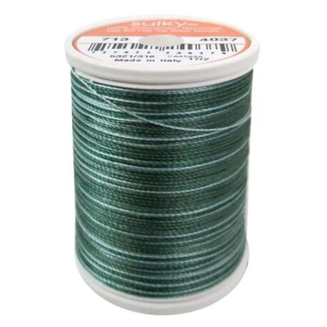 Premium Sulky 12wt Blendables Cotton Thread 330 YDS (Saucy Sages 713-4037)