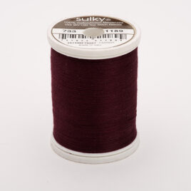 Premium Sulky 30wt Cotton Thread 500 YDS (Dk. Chestnut 733-1189)