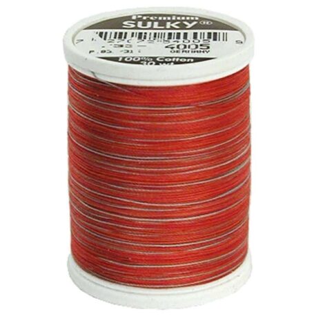 Premium Sulky 30wt Blendables Cotton Thread 500 YDS (Strawberry Daiquiri 733-4005)