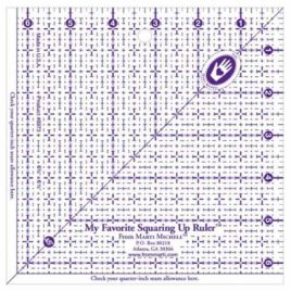 Marti Michell My Favorite Squaring Up Ruler, 6-1/2 by 6-1/2-Inch (8973)
