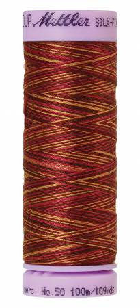 Mettler Silk-Finish Multi All-Purpose Thread 109 YDS (Mocha Cherry 9075-9850)