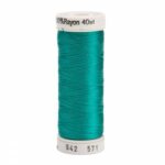 Premium Sulky 40wt Rayon Thread 250 YDS (Deep Aqua 942-0571)