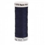Premium Sulky 40wt Rayon Thread 250 YDS (Midnight Blue 942-1044)