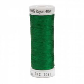 Premium Sulky 40wt Rayon Thread 250 YDS (Christmas Green 942-1051)