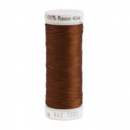 Premium Sulky 40wt Rayon Thread 250 YDS (Dk. Tawny Tan 942-1057)