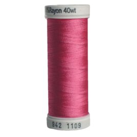 Premium Sulky 40wt Rayon Thread 250 YDS (Hot Pink 942-1109)