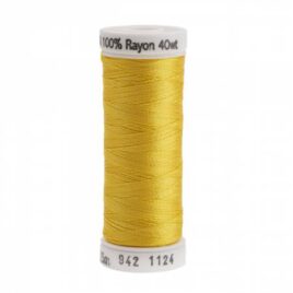 Premium Sulky 40wt Rayon Thread 250 YDS (Sun Yellow 942-1124)