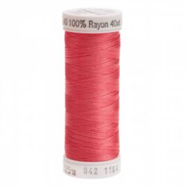 Premium Sulky 40wt Rayon Thread 250 YDS (Coral 942-1154)