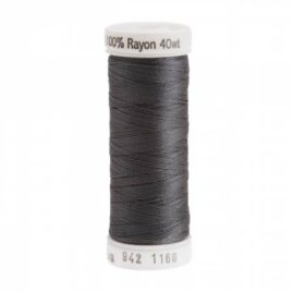 Premium Sulky 40wt Rayon Thread 250 YDS (Med. Steel Gray 942-1166)