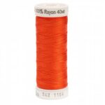 Premium Sulky 40wt Rayon Thread 250 YDS (Orange Red 942-1184)
