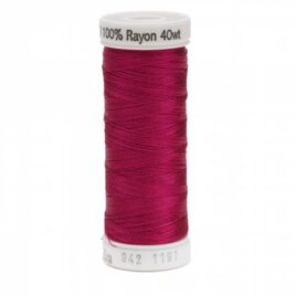 Premium Sulky 40wt Rayon Thread 250 YDS (Dark Rose 942-1191)
