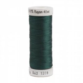Premium Sulky 40wt Rayon Thread 250 YDS (Mallard Green 942-1208)