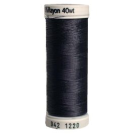 Premium Sulky 40wt Rayon Thread 250 YDS (Charcoal Gray 942-1220)
