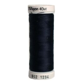 Premium Sulky 40wt Rayon Thread 250 YDS (Almost Black 942-1234)
