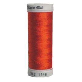 Premium Sulky 40wt Rayon Thread 250 YDS (Orange Flame 942-1246)