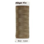 Premium Sulky 40wt Rayon Thread 250 YDS (Mushroom 942-1269)