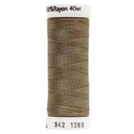 Premium Sulky 40wt Rayon Thread 250 YDS (Mushroom 942-1269)