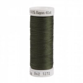Premium Sulky 40wt Rayon Thread 250 YDS (Hedge Green 942-1272)